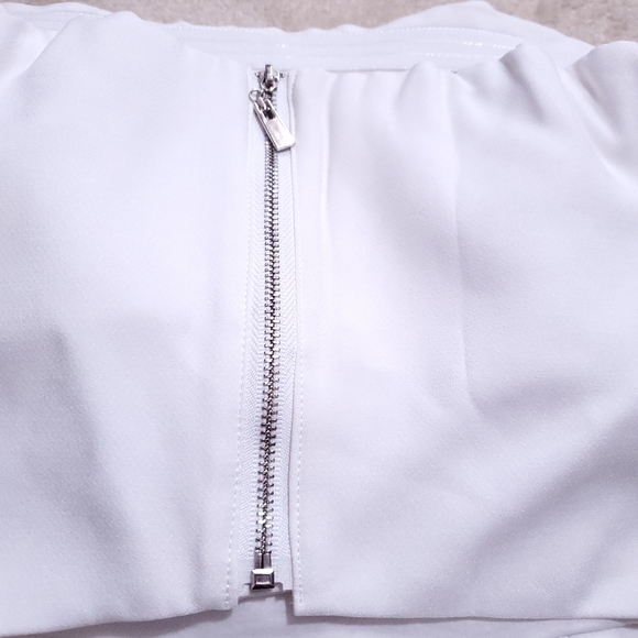 Chicwish sweet knot bustier short crop top white bow twist Medium M - Picture 8 of 15